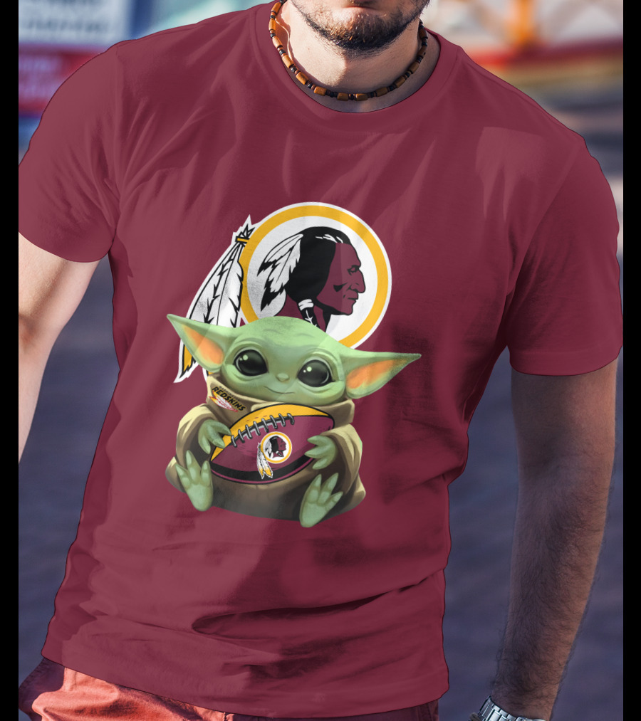 Baby Yoda Washington Football Team T-Shirt