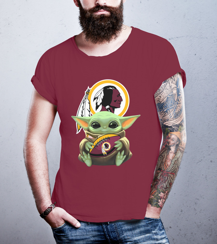 Baby Yoda Washington Football Team T-Shirt