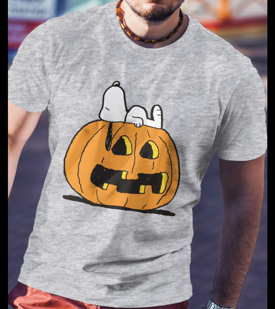 Snoopy Halloween Pumpkin Peanuts T-Shirt