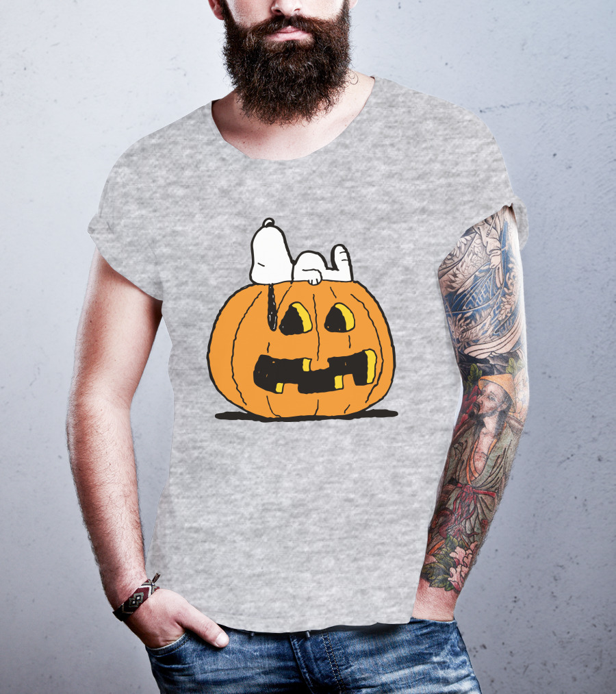 Snoopy Halloween Pumpkin Peanuts T-Shirt