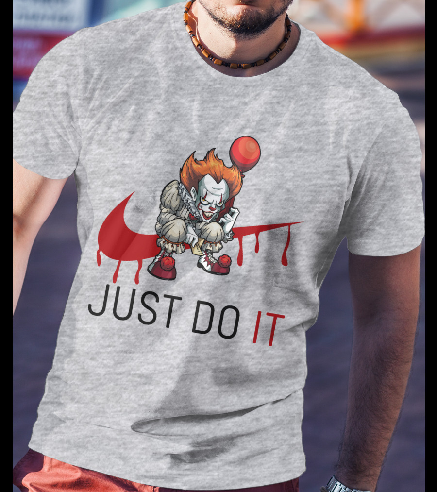 JUST DO IT Halloween Pennywise Balloon T-Shirt