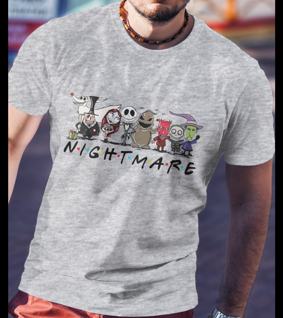 Nightmare Before Christmas Friends TV Show T-Shirt