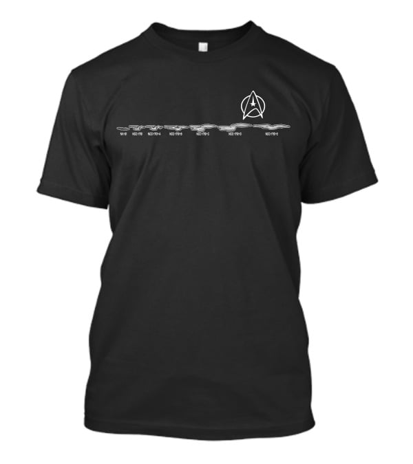 NCC-1701 Starfleet Evolution Enterprise Insignia Series T-Shirt