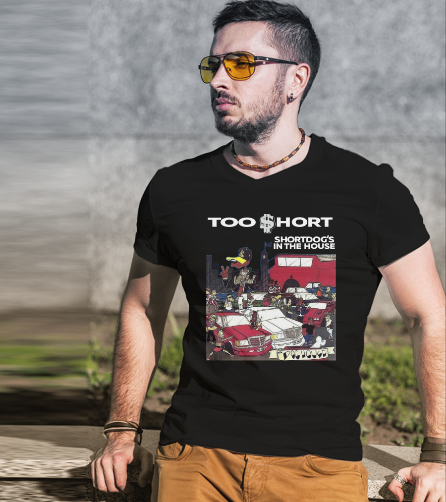 Too Short Short Dog's In The House Dog House Urban Scene T-Shirt