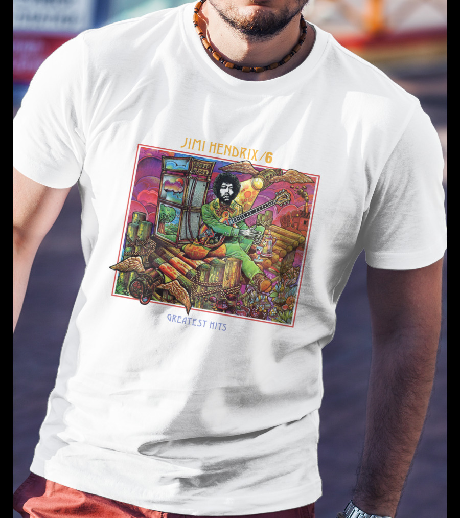 Jimi Hendrix Greatest Hits 6 T-Shirt