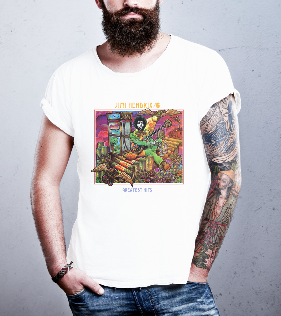 Jimi Hendrix Greatest Hits 6 T-Shirt