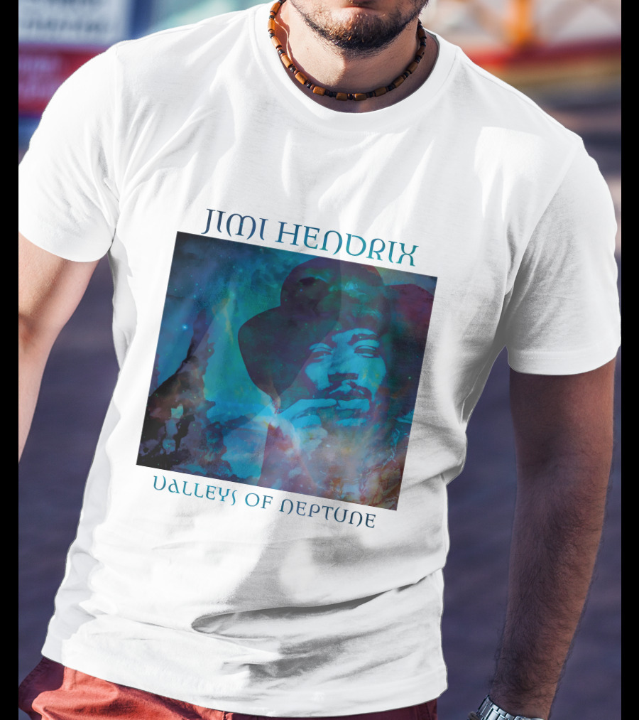 Jimi Hendrix Valleys Of Neptune Album T-Shirt