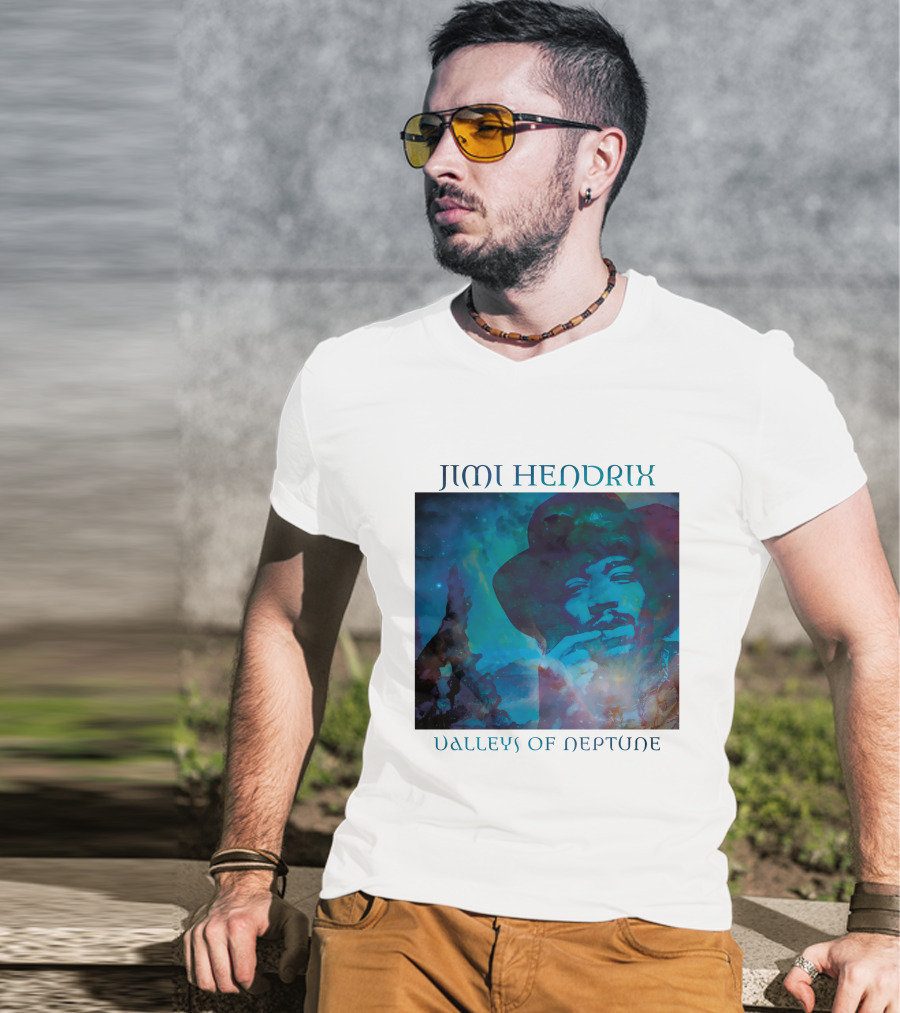 Jimi Hendrix Valleys Of Neptune Album T-Shirt