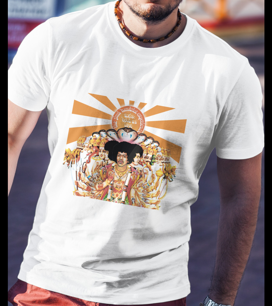 The Jimi Hendrix Experience Axis Bold As Love Album Cover T-Shirt