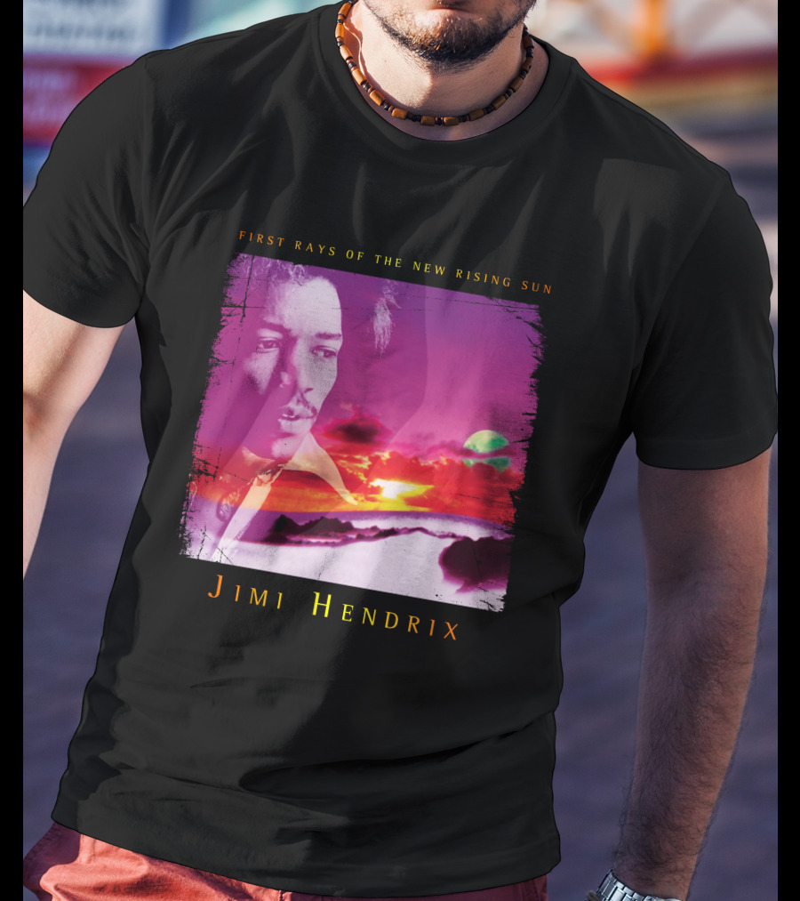 Jimi Hendrix First Rays Of The New Rising Sun Sunset T-Shirt
