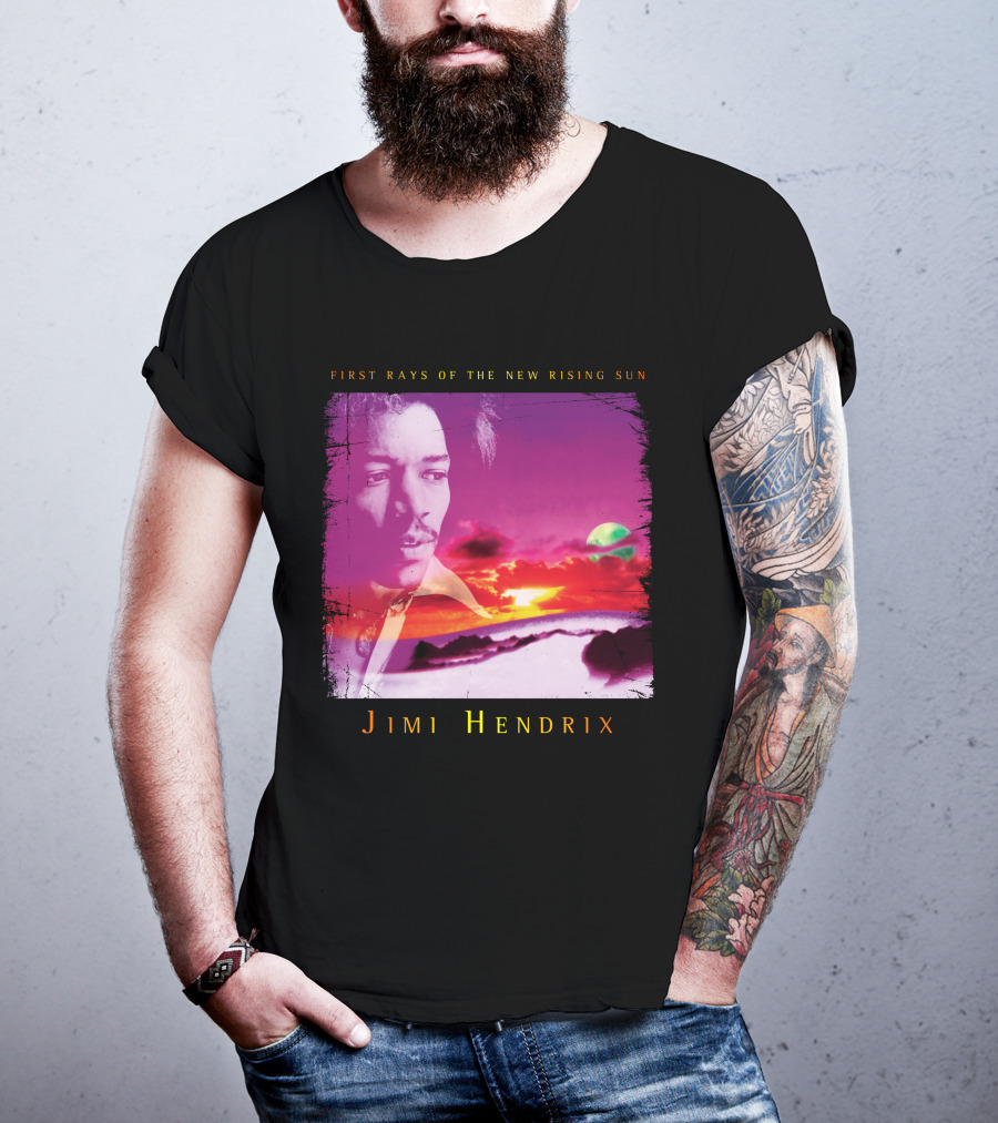 Jimi Hendrix First Rays Of The New Rising Sun Sunset T-Shirt
