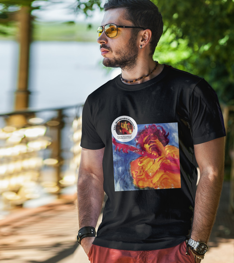 The Jimi Hendrix Concerts Digitally Re-Mastered Includes Extra Track T-Shirt