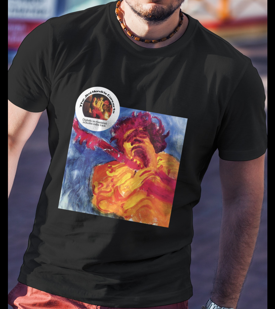 The Jimi Hendrix Concerts Digitally Re-Mastered Includes Extra Track T-Shirt