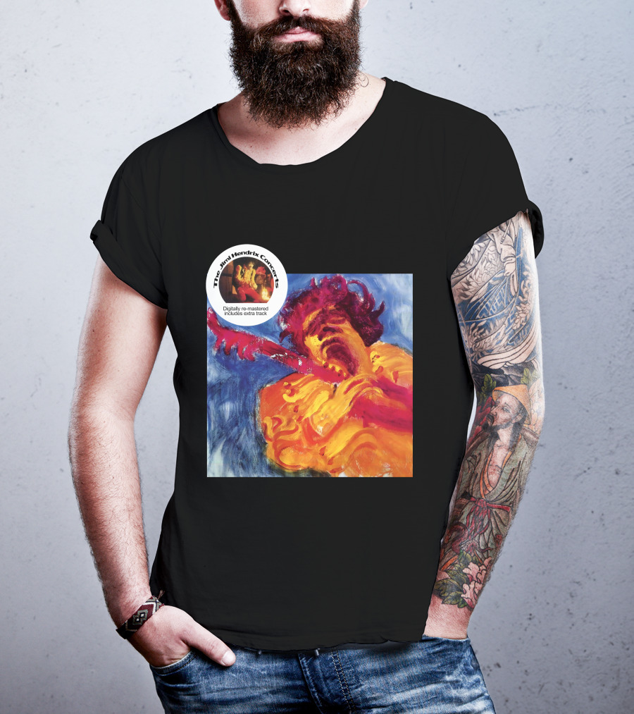 The Jimi Hendrix Concerts Digitally Re-Mastered Includes Extra Track T-Shirt