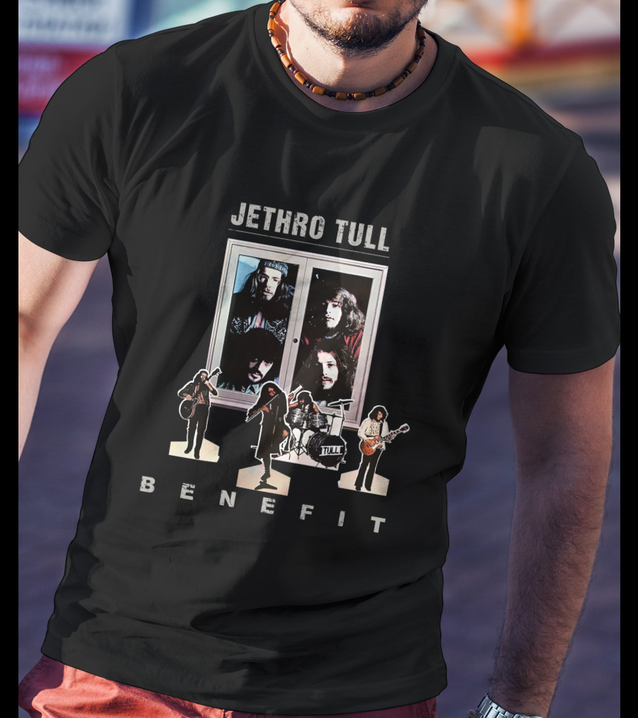 Jethro Tull Benefit Band Album Cover T-Shirt