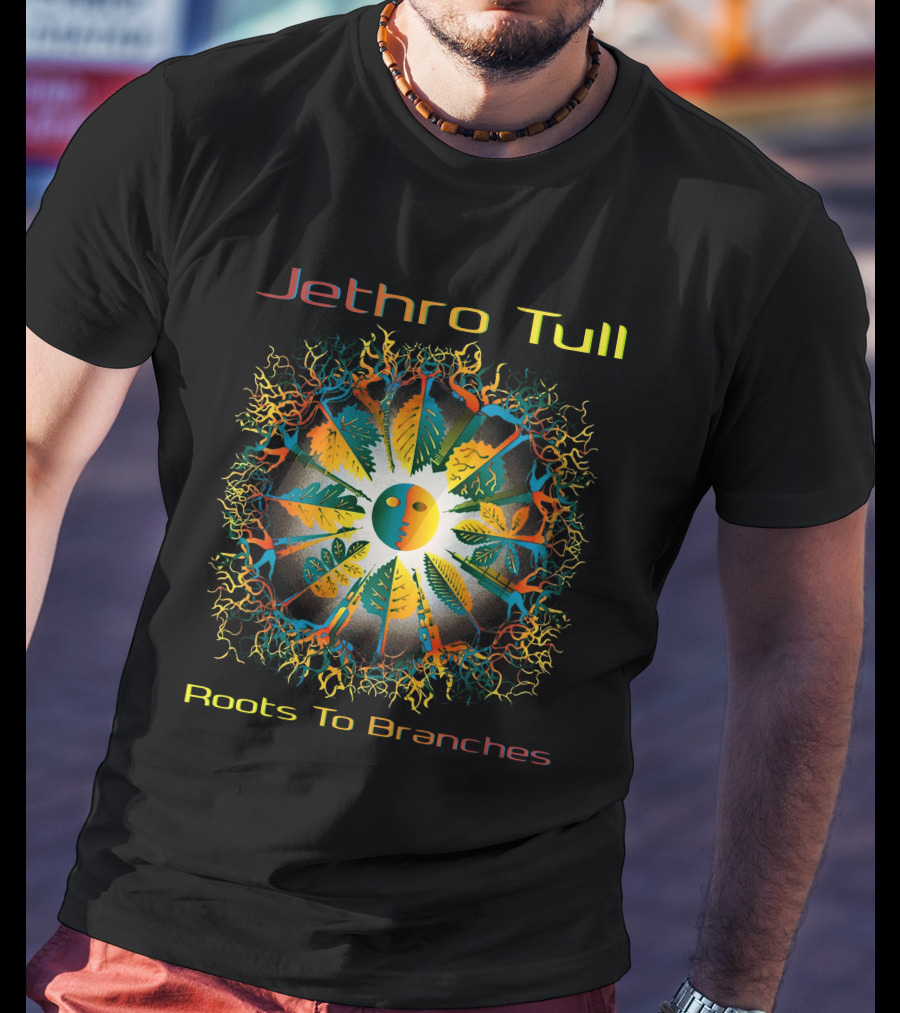 Jethro Tull Roots To Branches Vibrant Tree Circle T-Shirt