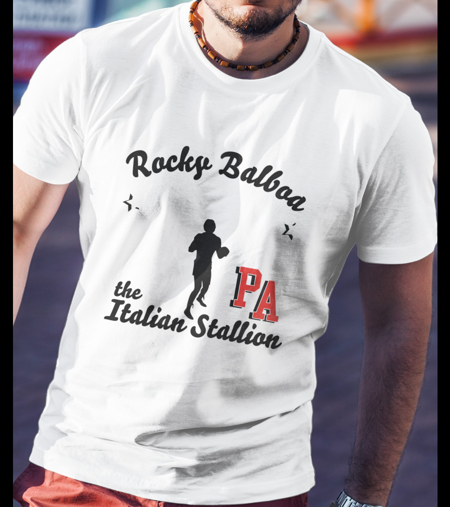 Rocky Balboa 76 PA The Italian Stallion T-Shirt