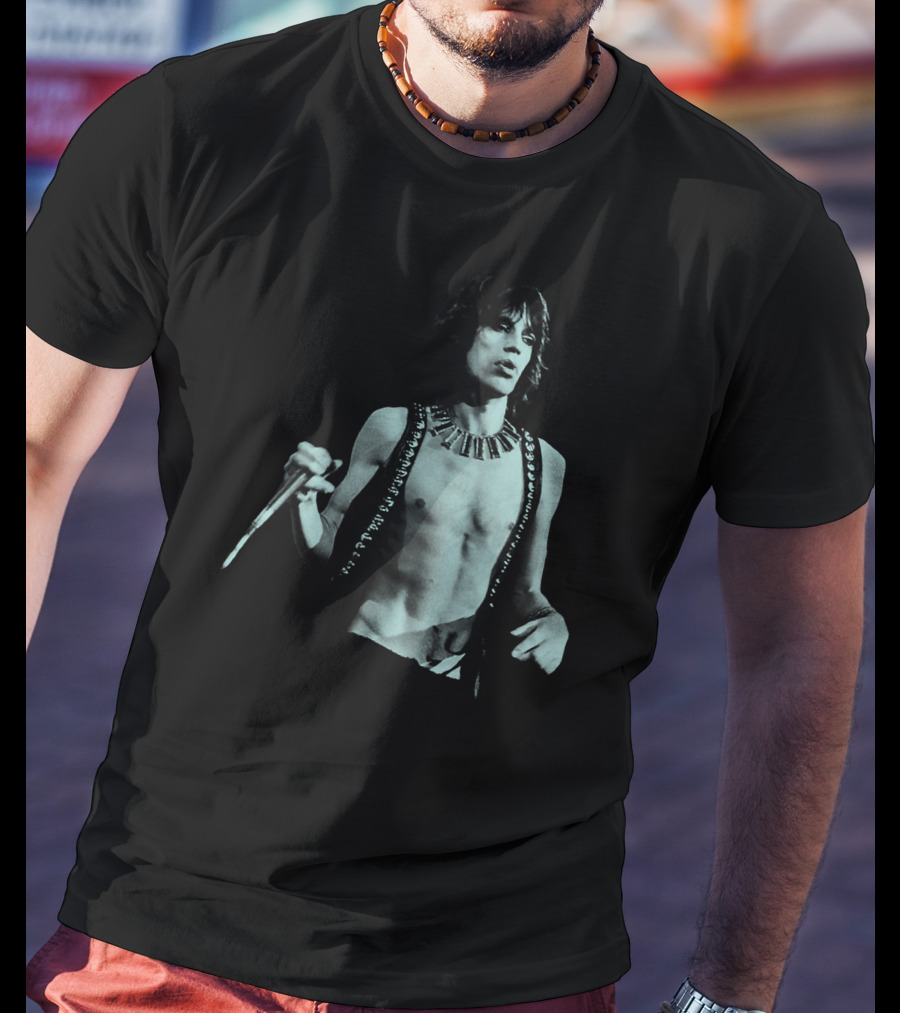 Mick Jagger Iconic Performance Rock Legend T-Shirt