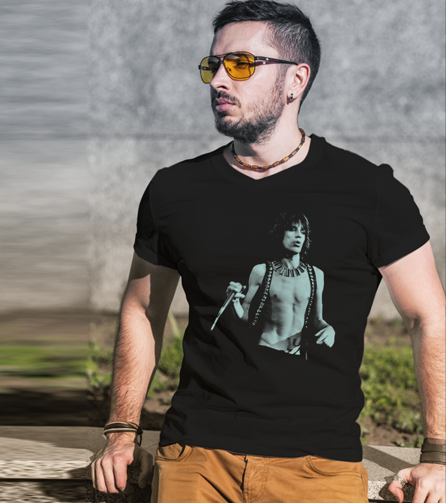 Mick Jagger Iconic Performance Rock Legend T-Shirt