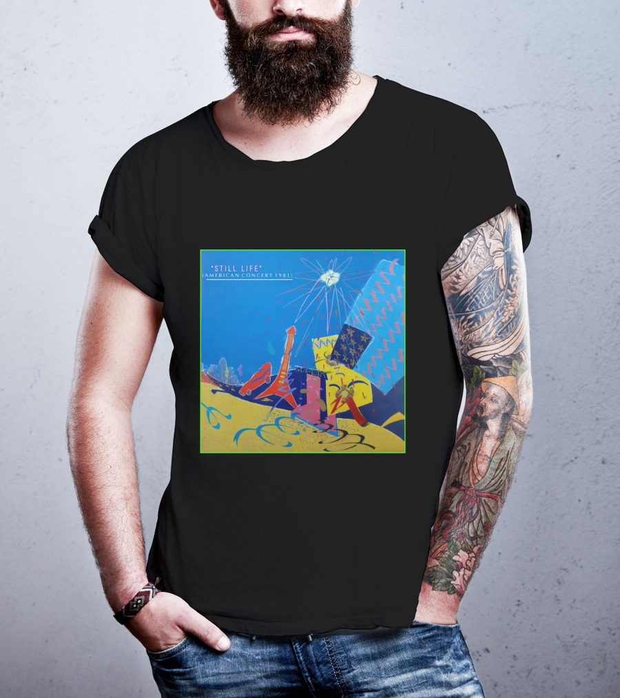 Still Life American Concert 1981 Vibrant Abstract T-Shirt