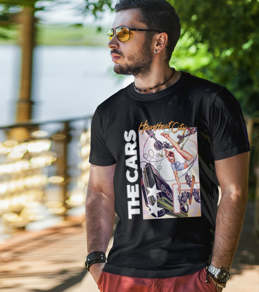 The Cars Heartbeat City 340 Retro T-Shirt