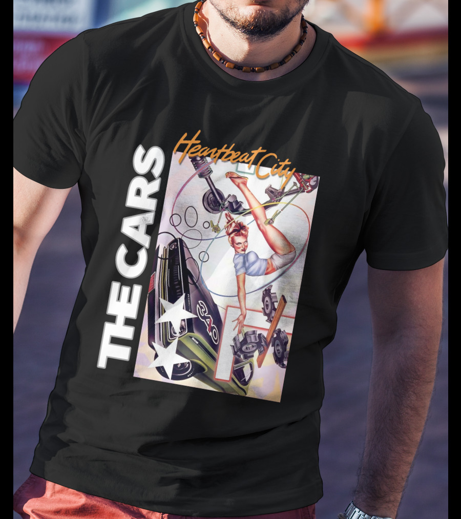 The Cars Heartbeat City 340 Retro T-Shirt