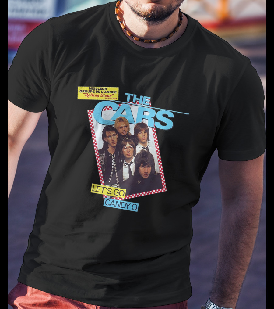 The Cars Let's Go Candy O Rolling Stone Magazine T-Shirt