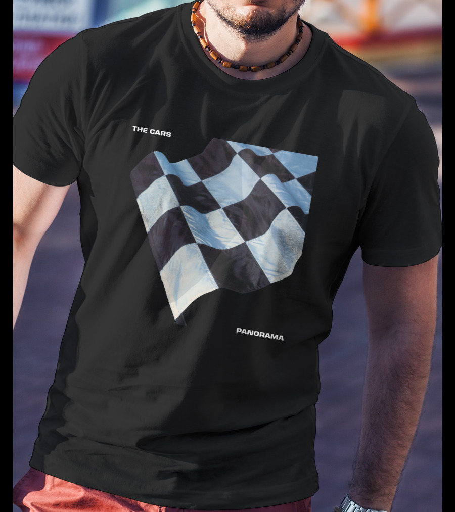 The Cars Panorama Racing Flag Cover T-Shirt