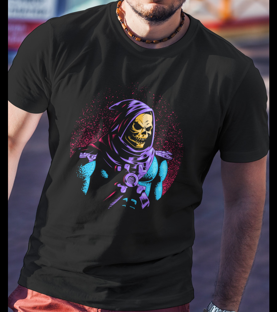 Skeletor Masters Of The Universe Villain Retro T-Shirt