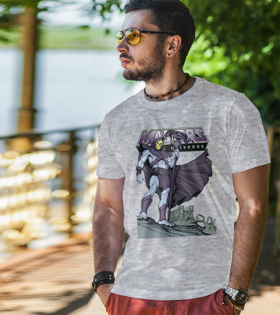Masters Of The Universe Skeletor With Castle Grayskull T-Shirt