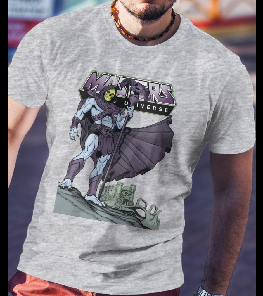 Masters Of The Universe Skeletor With Castle Grayskull T-Shirt