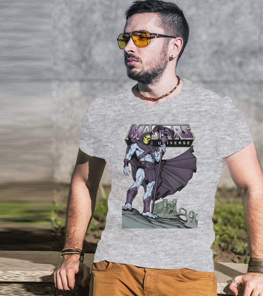 Masters Of The Universe Skeletor With Castle Grayskull T-Shirt