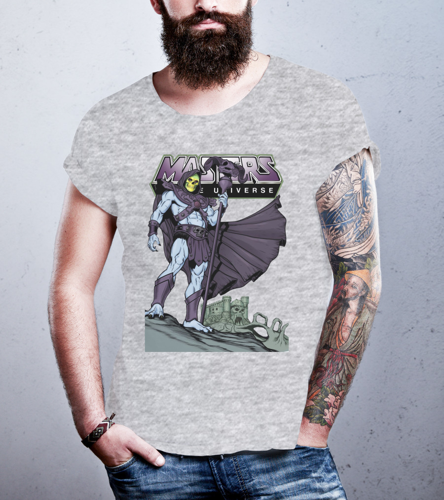 Masters Of The Universe Skeletor With Castle Grayskull T-Shirt