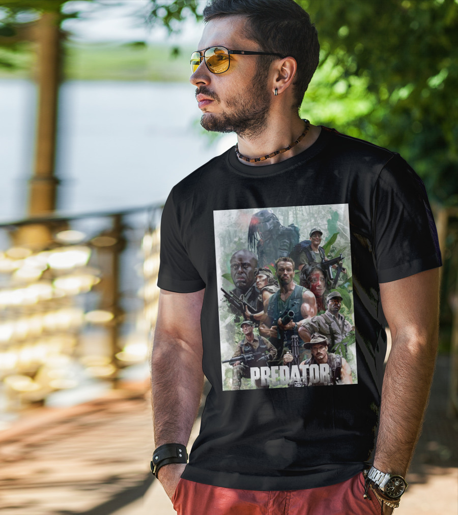 Predator Movie Characters T-Shirt