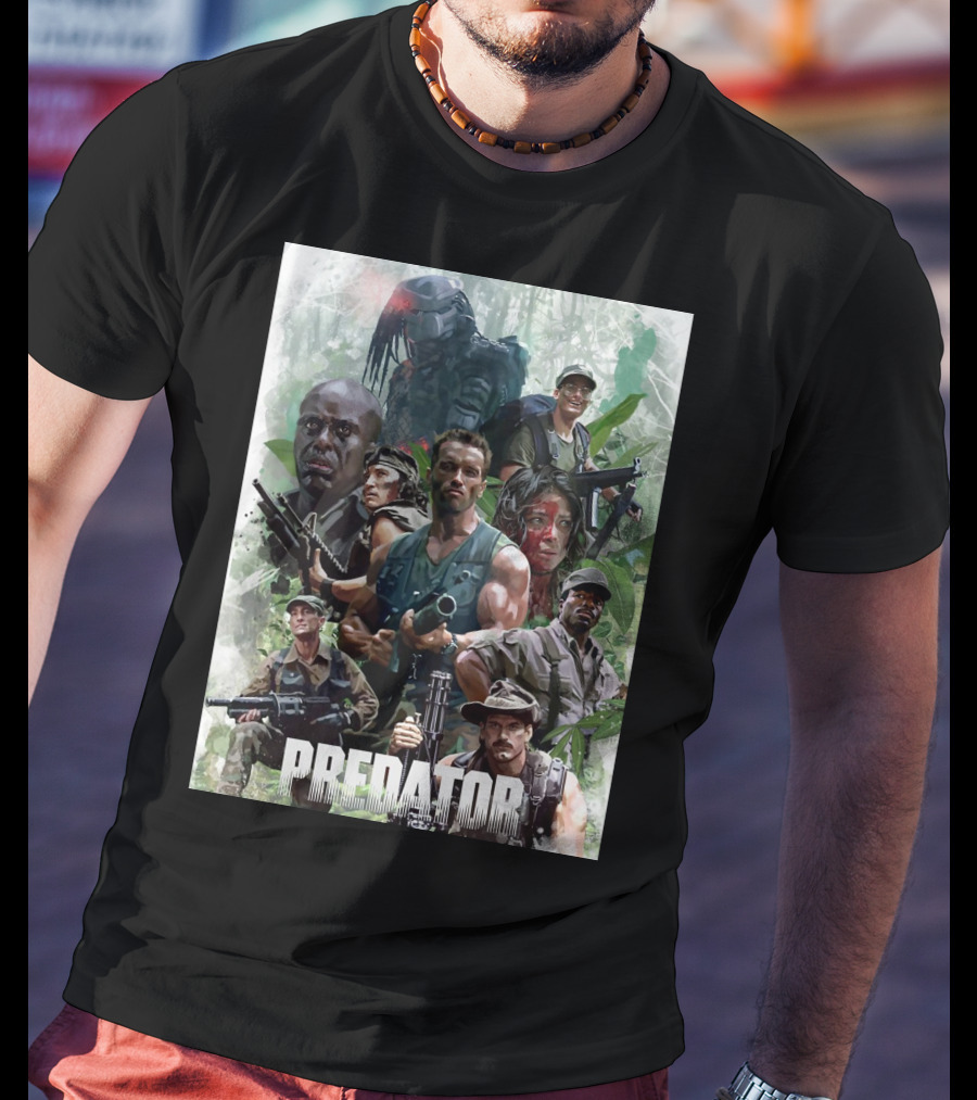 Predator Movie Characters T-Shirt