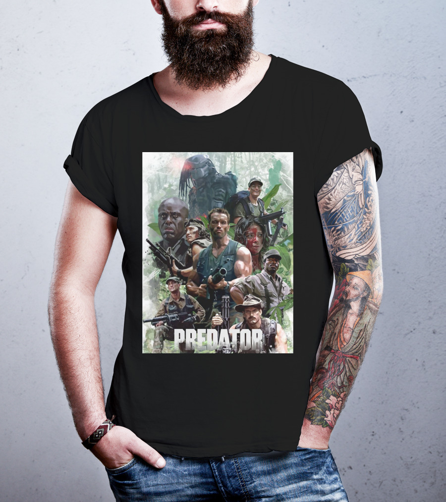 Predator Movie Characters T-Shirt