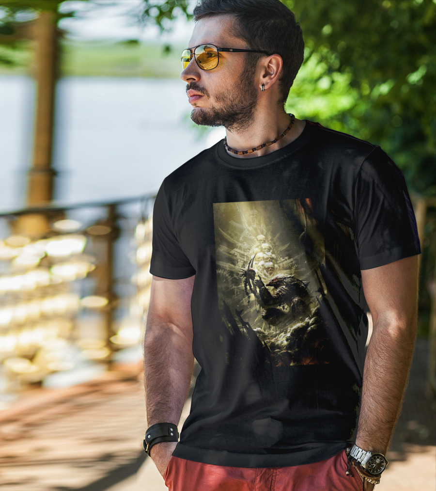 Predator Skull Throne Concept T-Shirt
