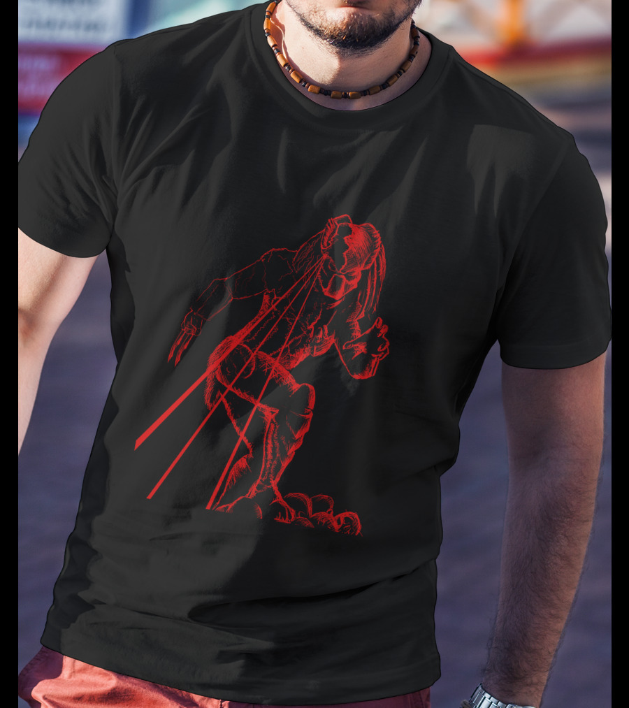 Predator Red Laser Vision Warrior T-Shirt