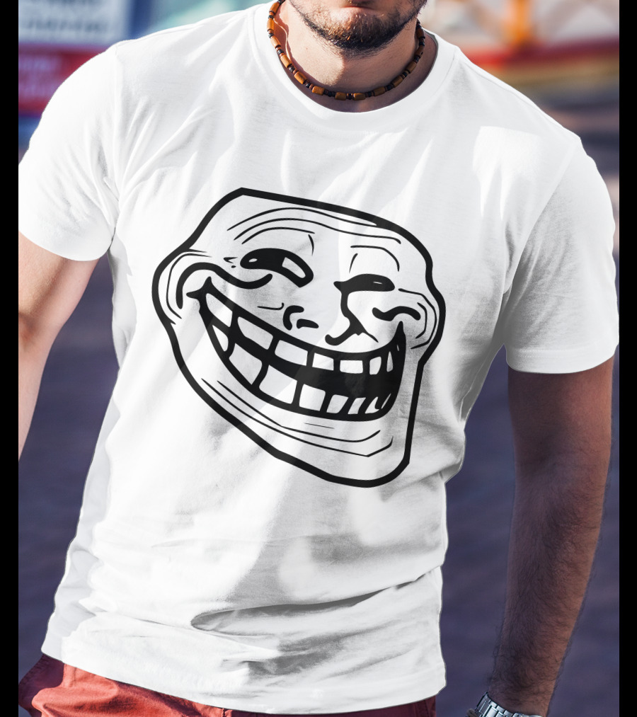 Ninja Troll Face Meme T-Shirt