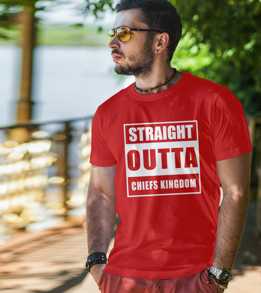 Straight Outta Chiefs Kingdom Red Friday Fan T-Shirt