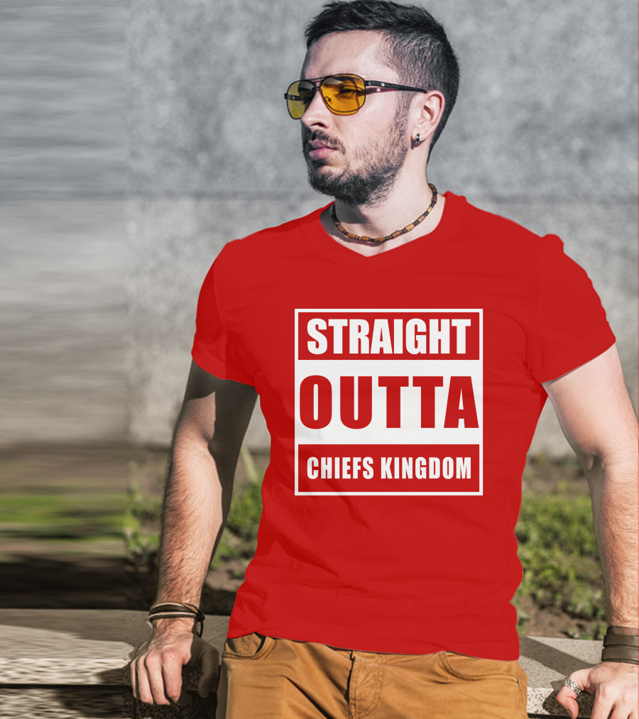 Straight Outta Chiefs Kingdom Red Friday Fan T-Shirt