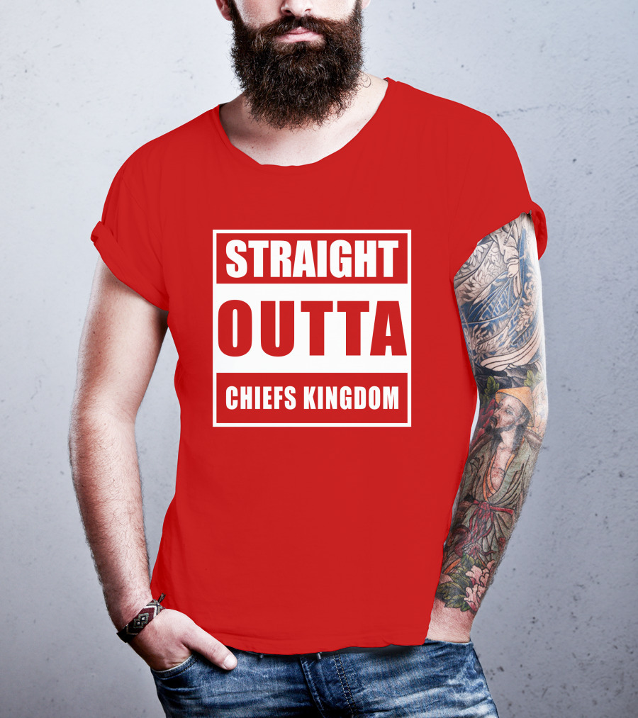 Straight Outta Chiefs Kingdom Red Friday Fan T-Shirt
