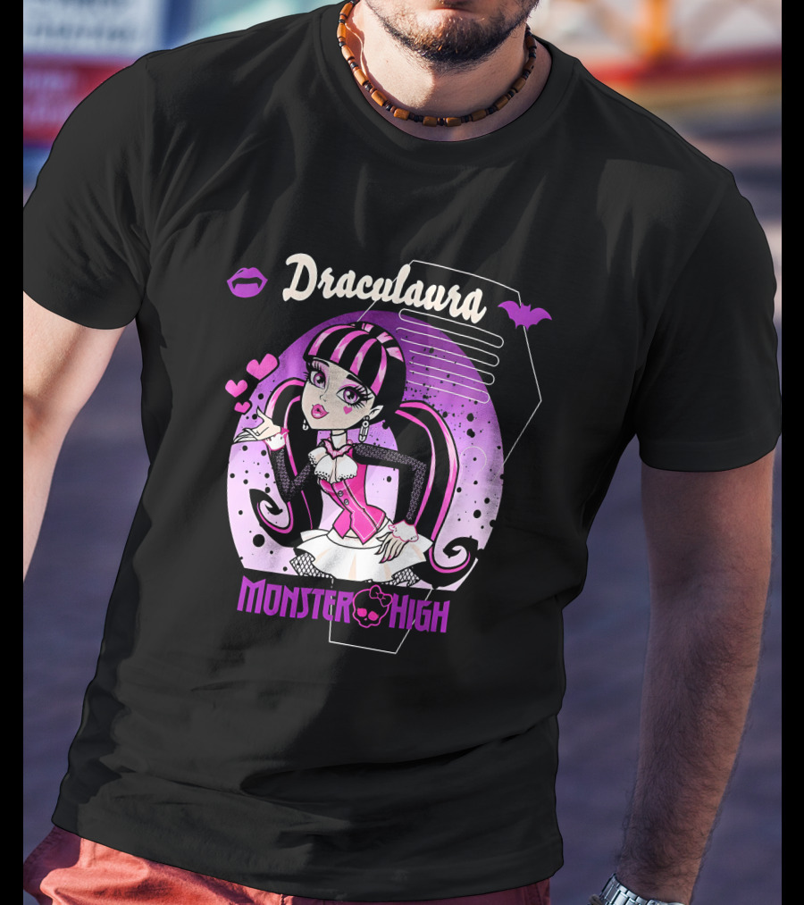 Draculaura Monster High Boyfriend Fit Girls T-Shirt