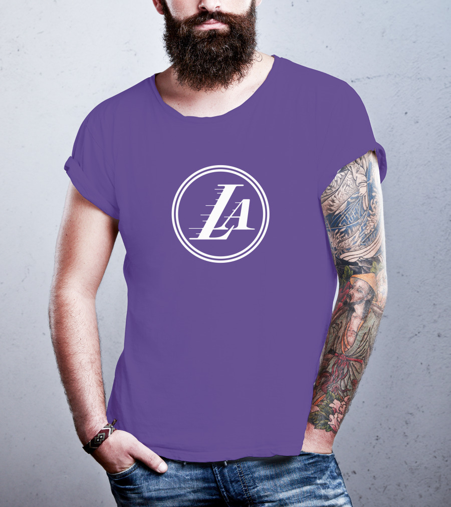 Anthony Davis Los Angeles Lakers LA Circle T-Shirt