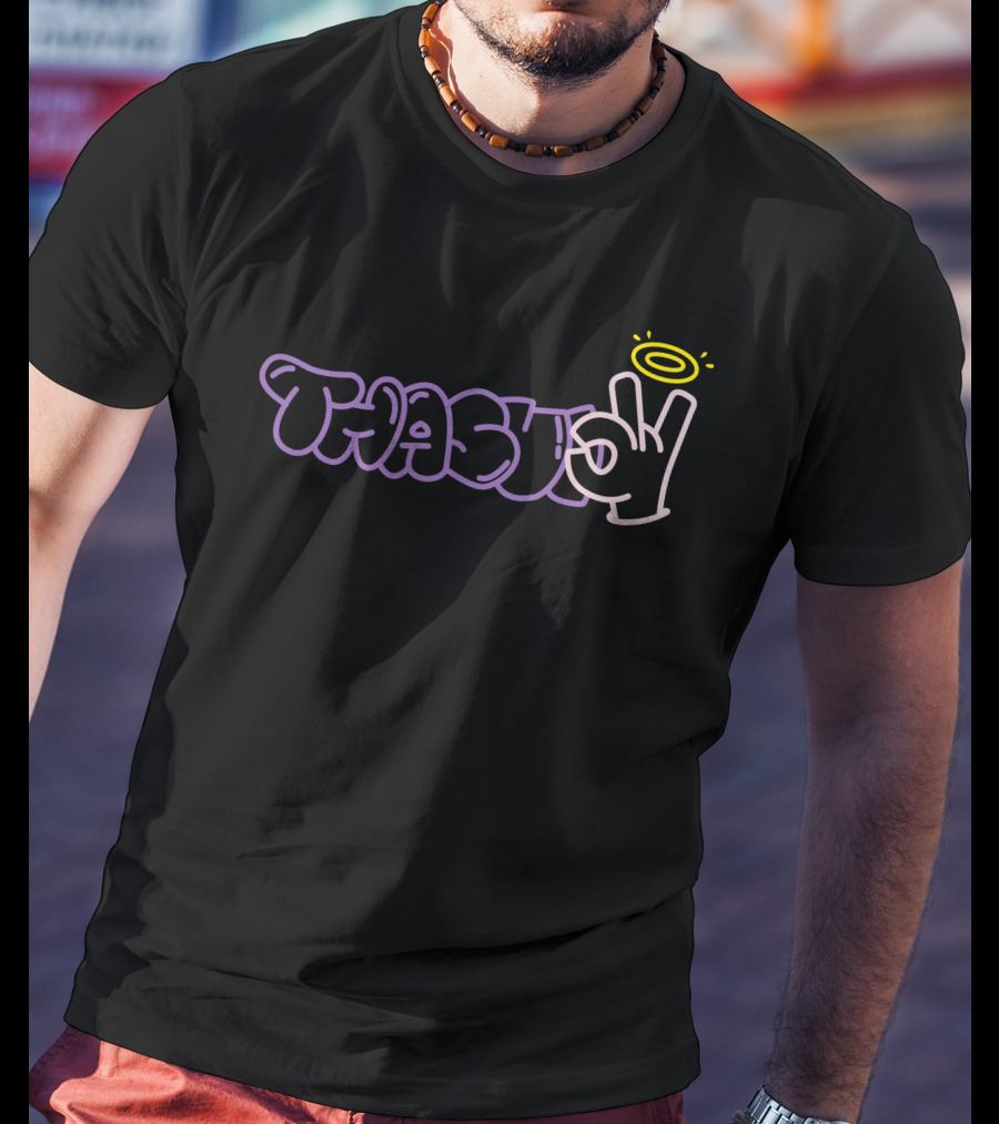 Thasup Halo Peace Gesture T-Shirt