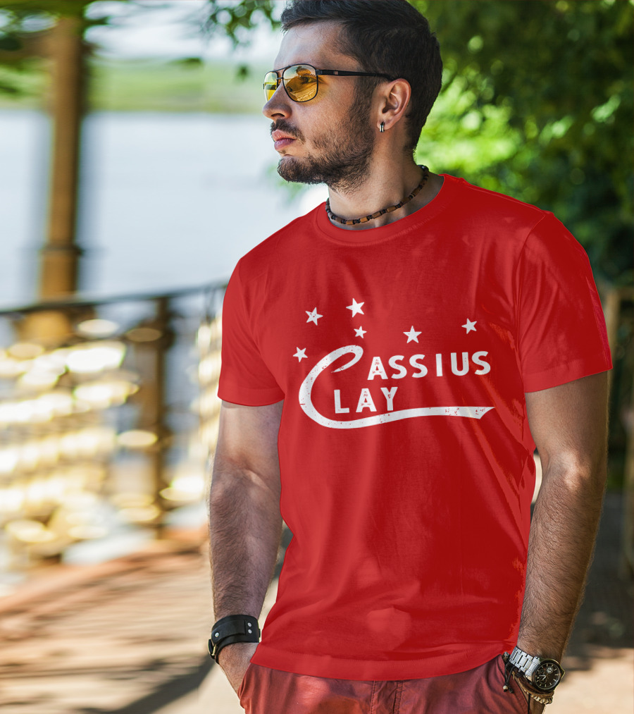 Patriot Cassius Clay Stars Red T-Shirt