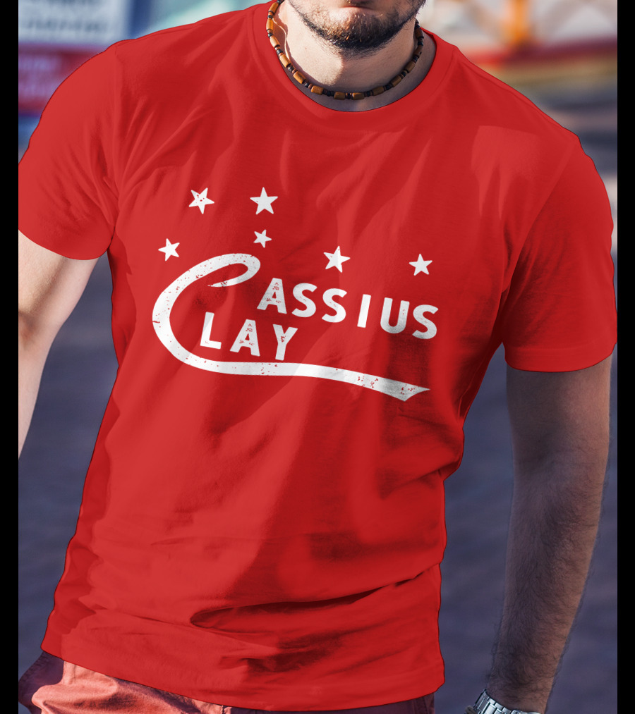 Patriot Cassius Clay Stars Red T-Shirt