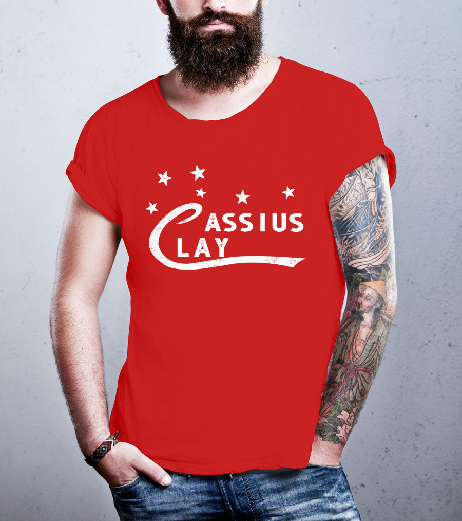 Patriot Cassius Clay Stars Red T-Shirt