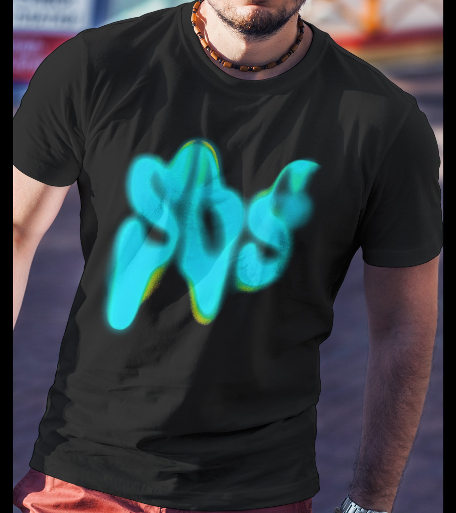 Sza SOS Neon Glow Image T-Shirt