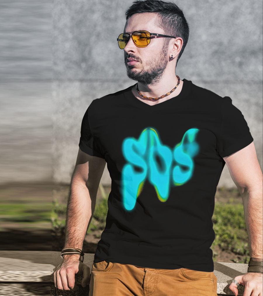 Sza SOS Neon Glow Image T-Shirt